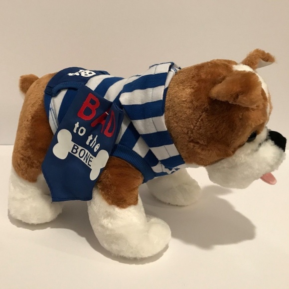stuffed bulldog puppy